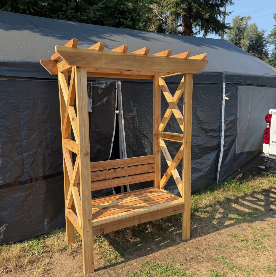 Cedar Bench Arbor
