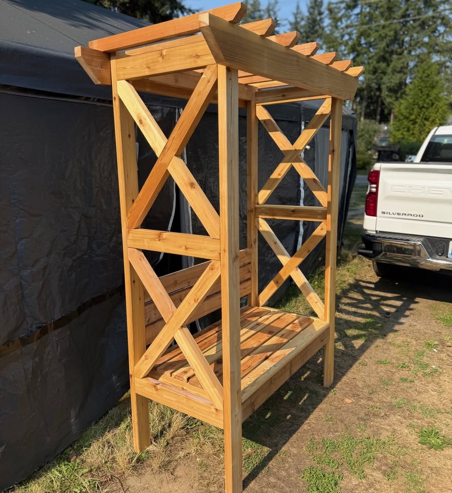 Cedar Bench Arbor