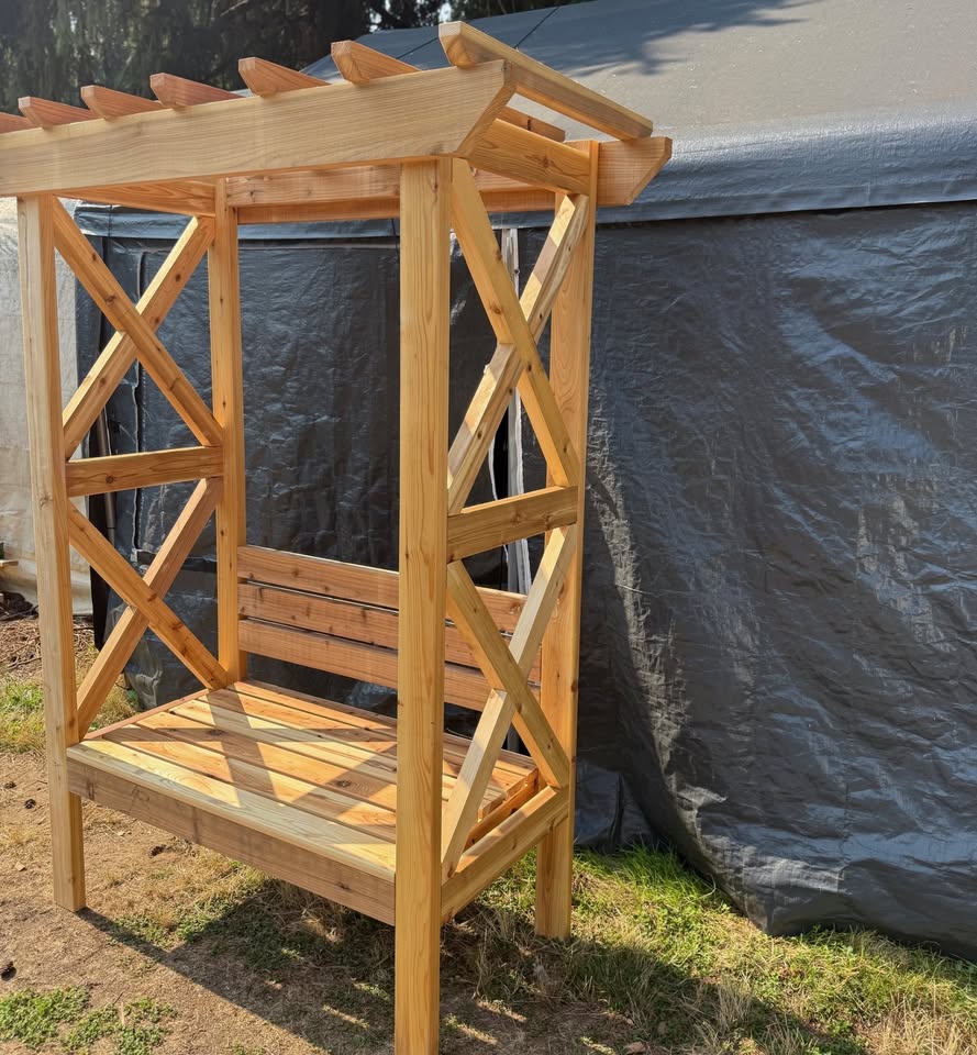 Cedar Bench Arbor