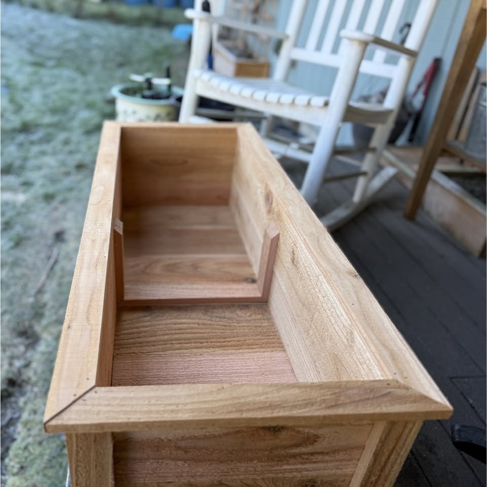 36" X 16" X 16" Cedar Planter box