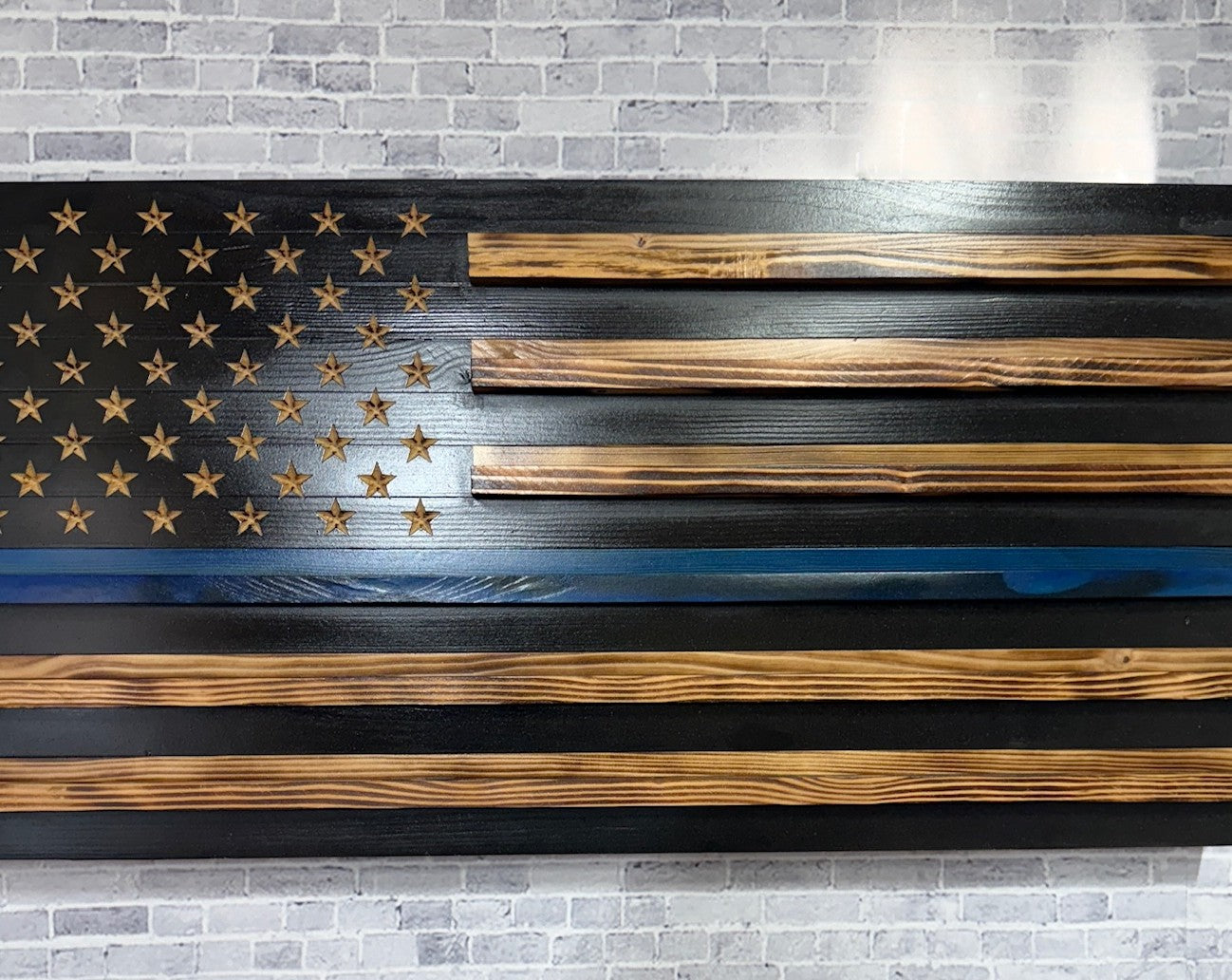 Rustic Challenge Coin Flag