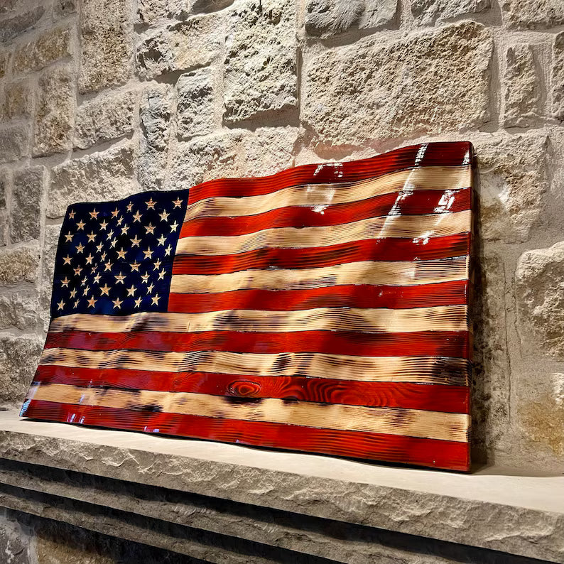 Wavy American Flag
