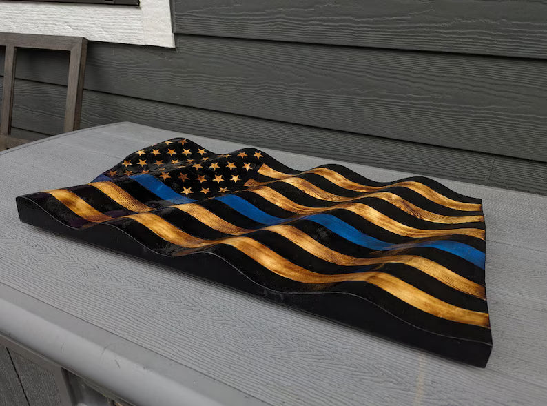 Wavy American Flag