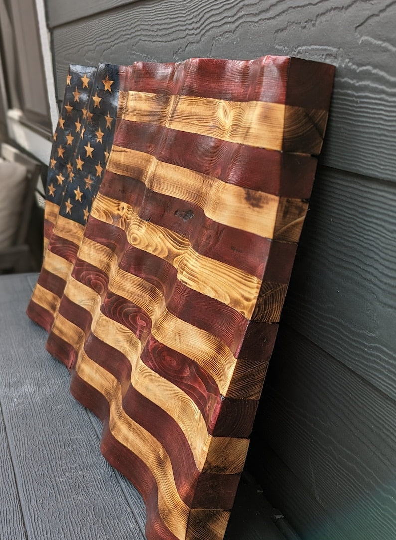 Wavy American Flag