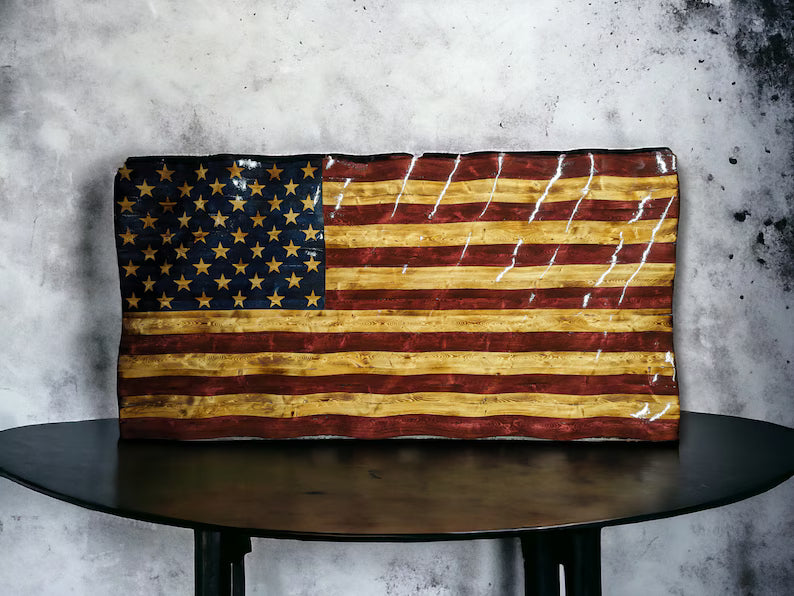 Wavy American Flag