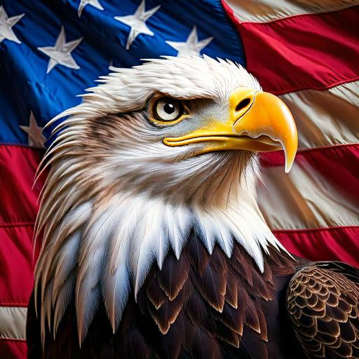 Eagle and Flag