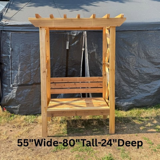 Cedar Bench Arbor