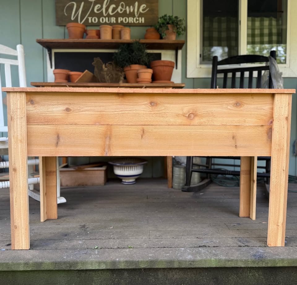 16" X 48" X 27" Cedar Planter box