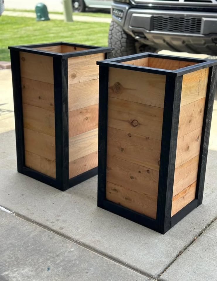 16" X 16" X 25" Cedar Planter box
