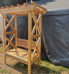 Cedar Bench Arbor