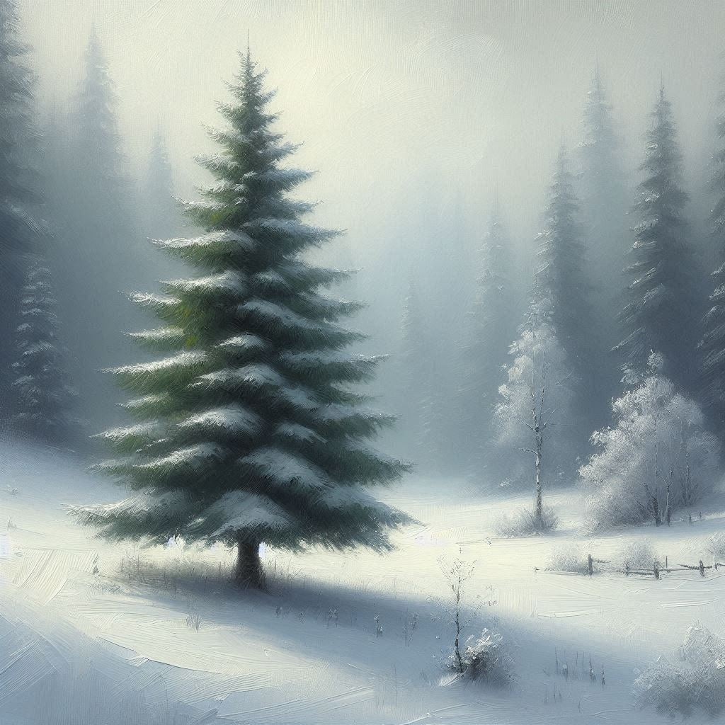Lone Winter Tree