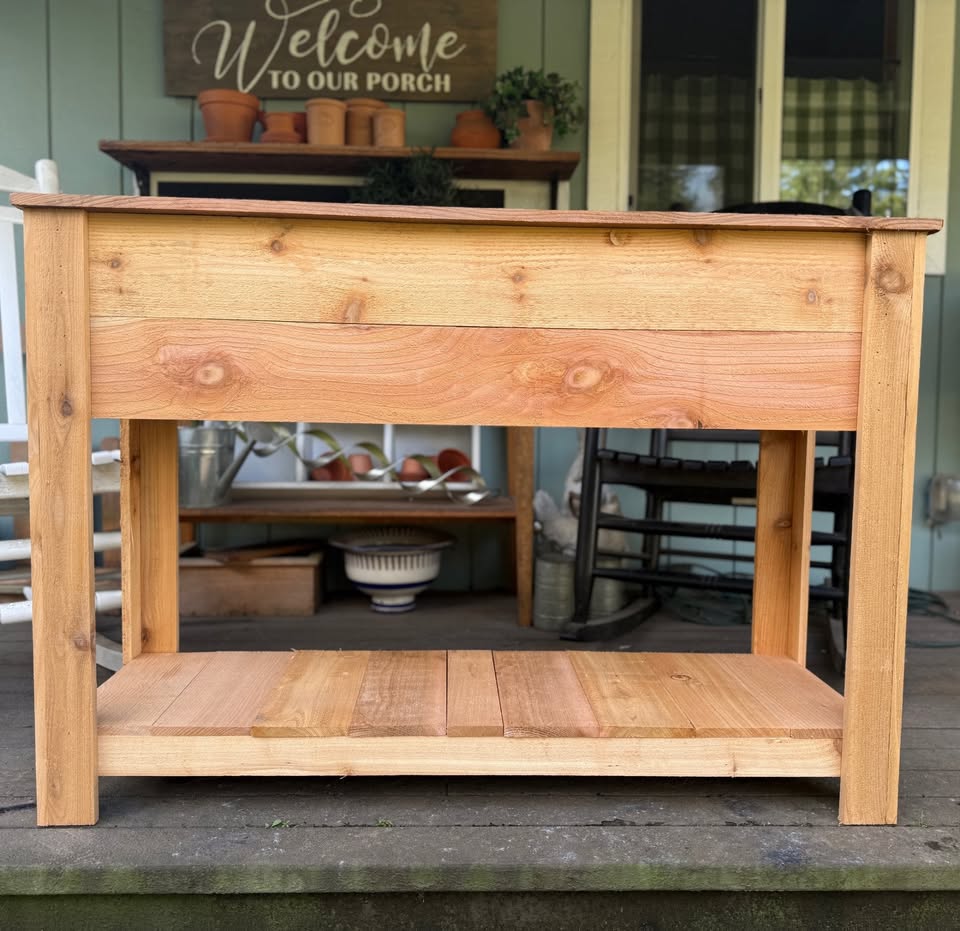 16" X 48" X 32" Cedar Planter box