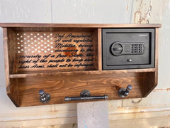 Custom Gear Rack & Locking Safe Station