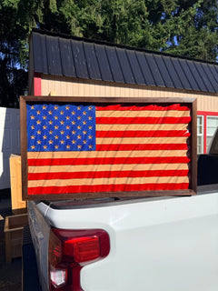 Traditional Wavy American Flag