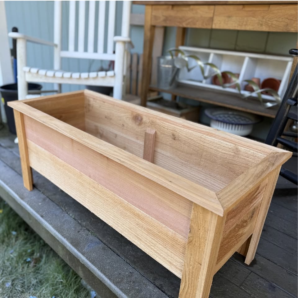 36" X 16" X 16" Cedar Planter box