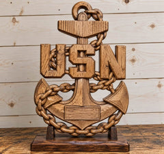 Handcrafted Military & Veteran Wood Carvings