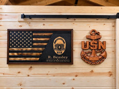 Handcrafted Military & Veteran Wood Carvings
