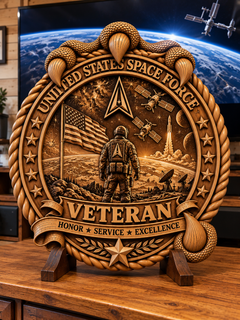 Handcrafted Military & Veteran Wood Carvings