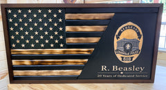 Custom Police & First Responder Service Flag