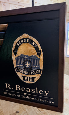 Custom Police & First Responder Service Flag