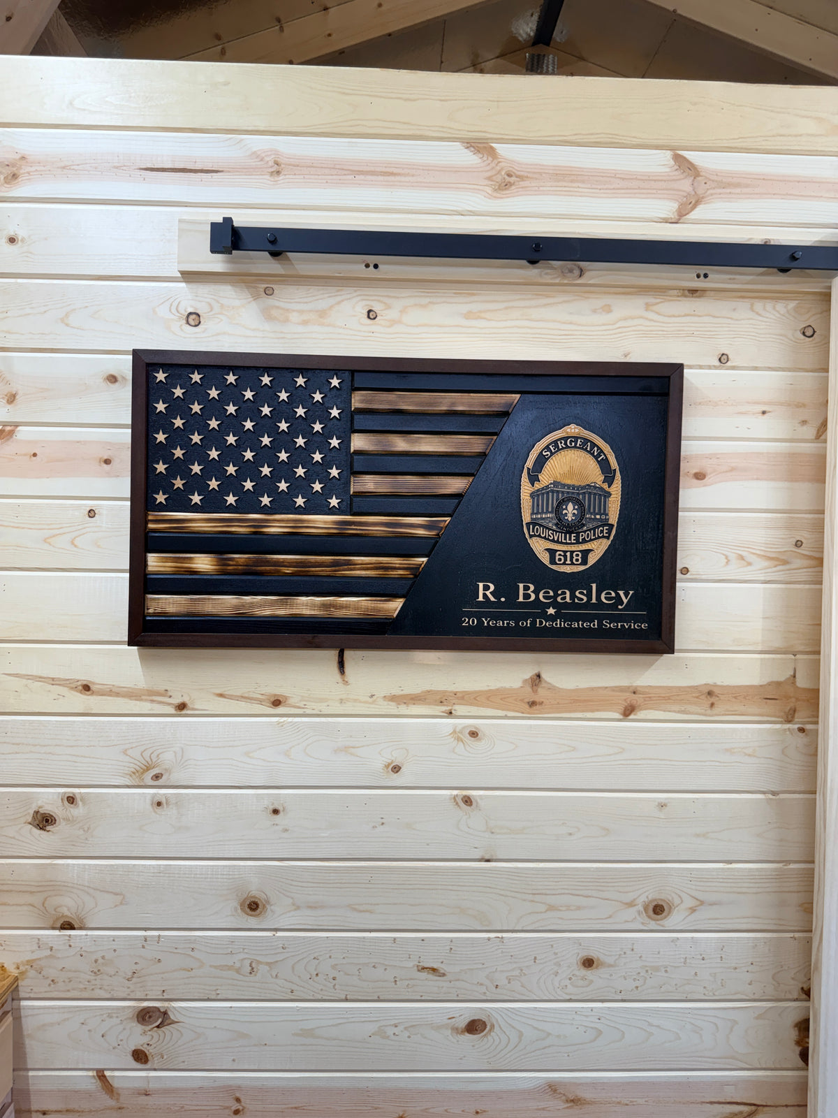 Custom Police & First Responder Service Flag