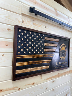 Custom Police & First Responder Service Flag
