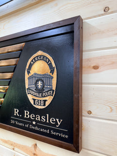 Custom Police & First Responder Service Flag