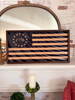 1776 Heritage Wavy American Flag