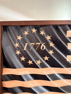 1776 Heritage Wavy American Flag