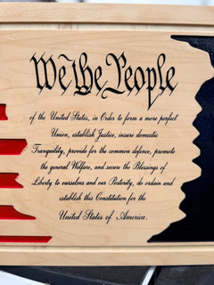 Special Forces “We the People” Custom Military Plaque