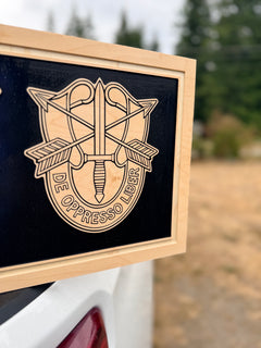 Special Forces “We the People” Custom Military Plaque